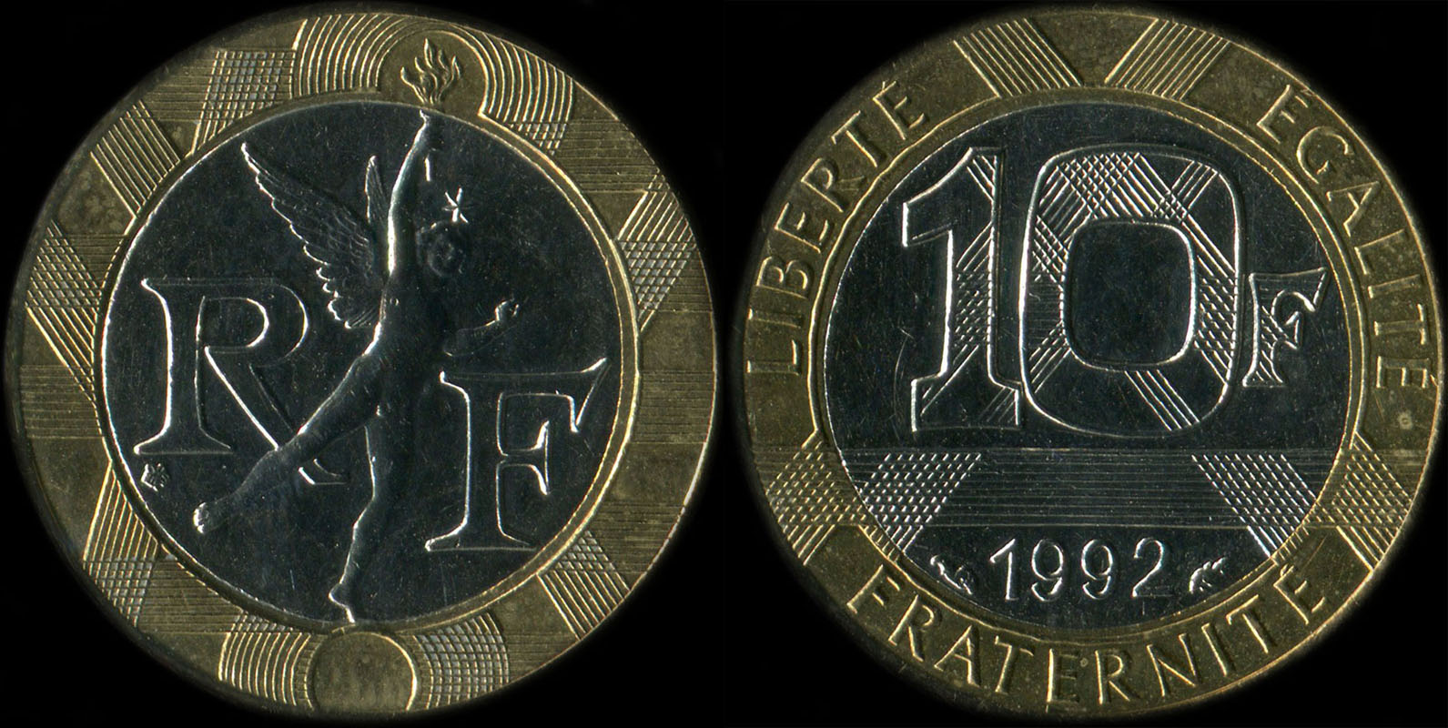 Pièce de 10 francs Génie 1992