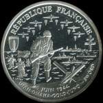Pièce de 1 franc 1993 BE - Cinquantenaire du Débarquement  - avers