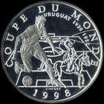 Pi�ce de 10 francs 1996 - Coupe du Monde 1998 - Uruguay - avers