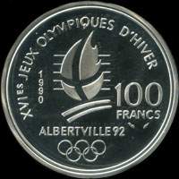 Gant Des XVIe Jeux Olympiques D'Albertville 1992 - Rare Souvenir Vintage Savoie