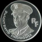 Pièce de 100 francs 1994 - La Liberté retrouvée - Dwight David Eisenhower - avers