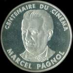 Pi�ce de 100 francs 1995 - Centenaire du Cin�ma - Marcel Pagnol - avers