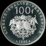 Pièce de 100 francs 1996 - Personnages célèbres - Madame de Sévigné - revers