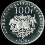 Pi�ce de 100 francs 1996 - Personnages c�l�bres - Madame de S�vign� - revers