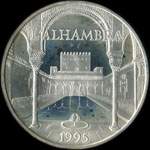 Pi�ce de 100 francs - 15 ecus - 1995 - L'Alhambra - avers