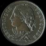 Pièce de 10 centimes 1848 - Concours de Magniadas - cuivre - avers