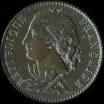 Pi�ce de 10 centimes 1848 - Concours de Magniadas - cuivre - avers