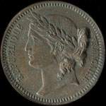 Pi�ce de 10 centimes 1848 - Hors concours de Reynaud - cuivre - avers
