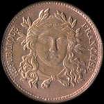 Pièce de 20 francs 1848 - 2ème Concours de Gayrard - cuivre - avers