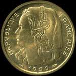 Pièce de 20 francs 1950 - Concours de Simon - avers