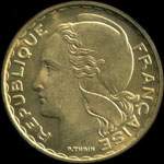 Pièce de 20 francs 1950 - Concours de Turin - avers