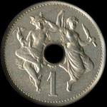 Pi�ce de 1 - Projet TM nickel (Th�odore Michelin) - nickel - avers