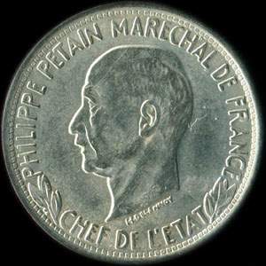 Fausse pi�ce de 10 francs 1941 Concours de Delannoy  - avers
