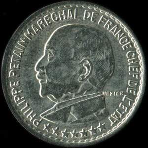 Fausse pi�ce de 10 francs 1941 Concours de V�zien - avers