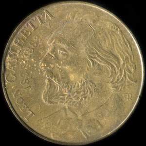 Fausse pi�ce de 10 francs Gambetta 1982 - avers