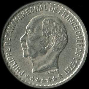 Fausse pi�ce de 20 francs 1941 Concours de V�zien - avers