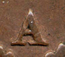 Avers 5 centimes An 7 A regrav� sur an 5 A