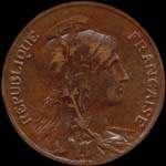 Pièce de 10 centimes 1915 Dupuis - République française - avers