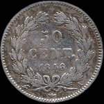 Pi�ce de 50 centimes Louis-Philippe I Roi des fran�ais - 1846A - revers