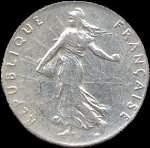 Pièce de 50 centimes Semeuse République française - 1912 - avers