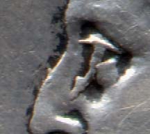 variante 1 franc Charles X avec une larme descendant de l'oeil de Charles X