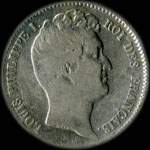 Pièce de 1 franc Louis-Philippe I tête nue - 1831W - avers