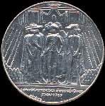 Pièce de 1 franc Convocation des Etats Généraux 5 mai 1789 - République française - 1989 - avers