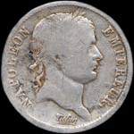 Pièce de 2 francs Napoléon Empereur 1808A - République française - avers