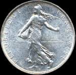 Pi�ce de 5 francs Semeuse argent 1963 - R�publique fran�aise - avers