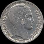 Pièce de 10 francs Turin cupro-nickel 1947 - avers