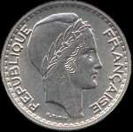 Pièce de 10 francs Turin cupro-nickel 1949 - avers