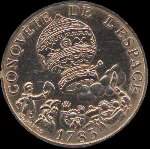 Pièce de 10 francs Conquête de l'Espace 1783 - 1983 - avers