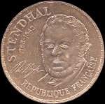 Pièce de 10 francs Stendhal 1783-1842 - 1983 - avers