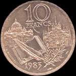 Pièce de 10 francs Stendhal 1783-1842 - 1983 - revers