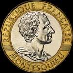 Pièce de 10 francs Montesquieu 1989 - avers