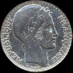 Pi�ce de 20 francs Turin argent 1933 - avers