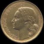Pièce de 20 francs G.Guiraud 1952B - avers