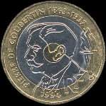 Pièce de 20 francs Pierre de Coubertin 1863-1937 1994 - avers
