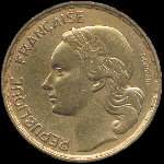 Pièce de 50 francs Guiraud 1953 - avers