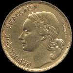 Pi�ce de 50 francs Guiraud 1953 - avers