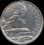 Pièce de 100 francs Cochet 1954 - avers
