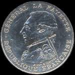 Pièce de 100 francs La Fayette 1987 - avers