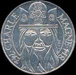 Pièce de 100 francs Charlemagne 1990 - avers