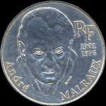 Pièce de 100 francs André Malraux 1997 - avers