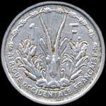 Afrique Occidentale Fran�aise - AOF - 1 franc 1948 - revers