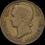 Afrique Occidentale Française - AOF - 10 francs 1956 - avers