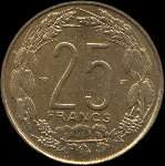 Afrique Equatoriale Française - A.E.F. - Cameroun - 25 franc 1958 - revers