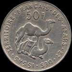 Djibouti - Territoire fran�ais des Afars et des Issas - 50 francs 1975 - revers