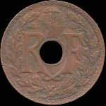 Indochine fran�aise - R�publique fran�aise - &frac12; centi�me 1939 - avers