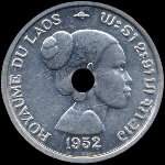 Royaune du Laos - 10 cents 1952 - avers